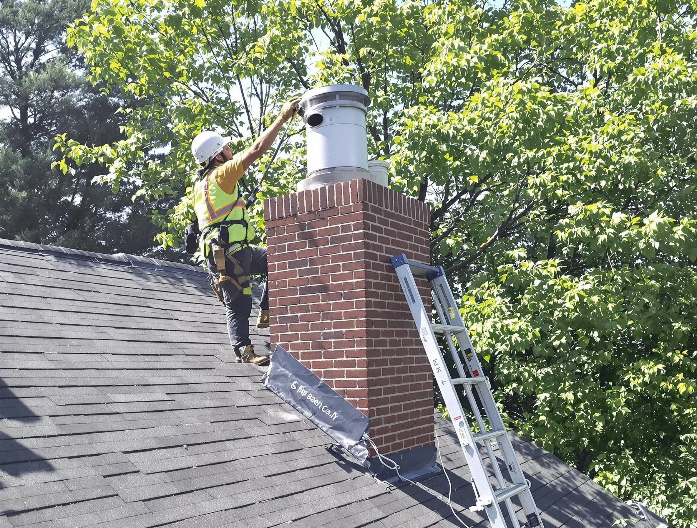 Chimney liner inspection by Kennesaw Chimney Sweep in Kennesaw, GA