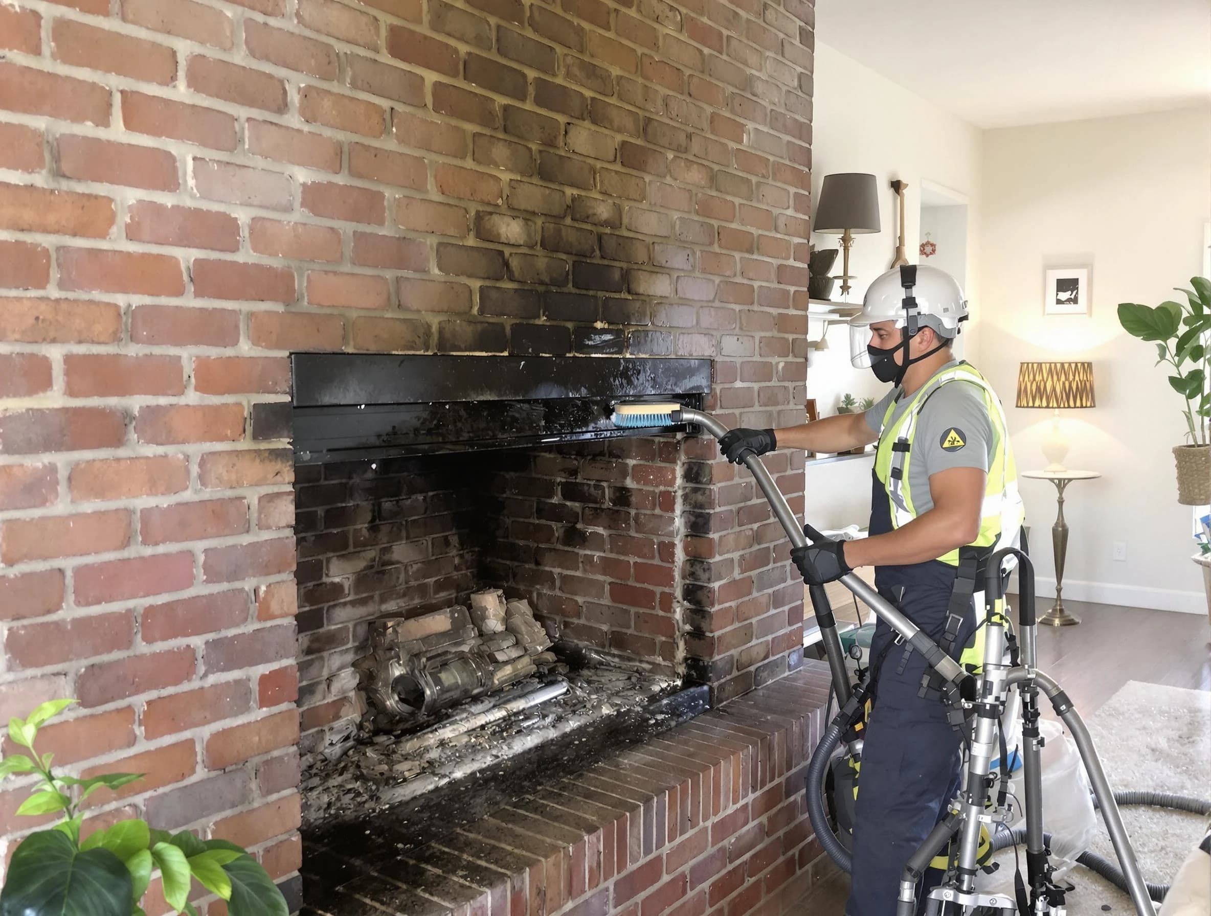 Kennesaw Chimney Sweep providing fireplace cleaning services in Kennesaw, GA