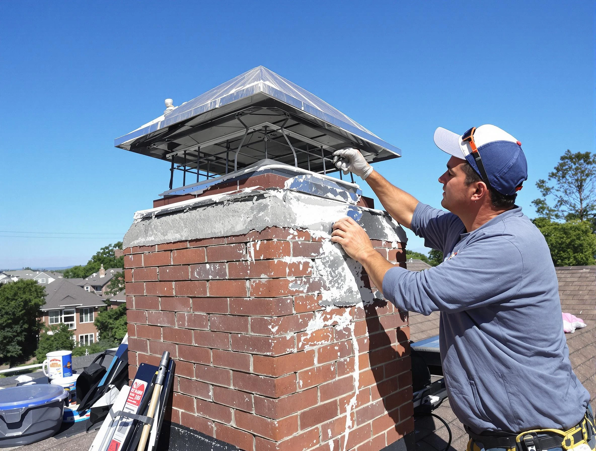 Chimney Crown Services service in Kennesaw, GA
