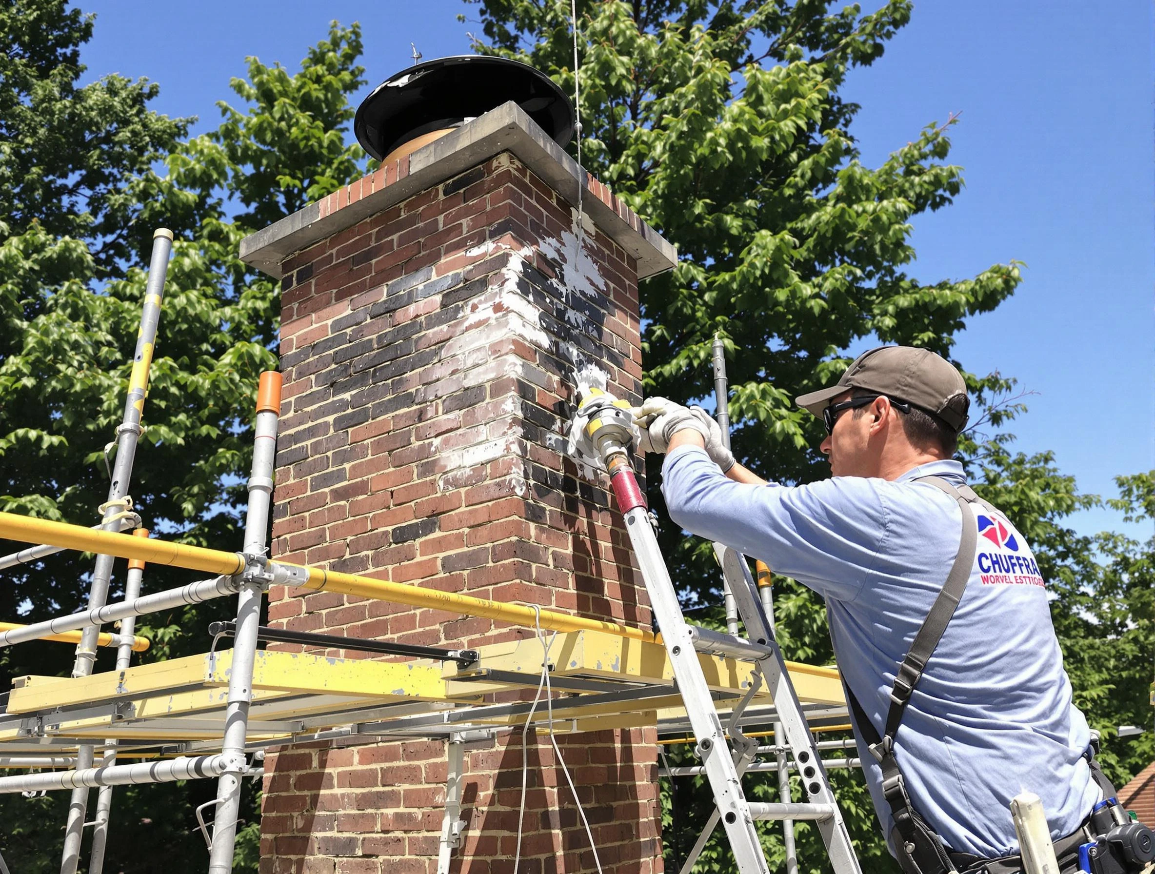 Structural chimney repair by Kennesaw Chimney Sweep in Kennesaw, GA